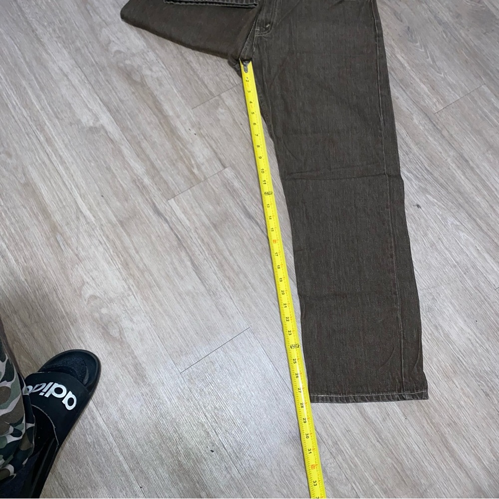 Mens Levi’s 505 jeans brown size 36x30 - Picture 3 of 11